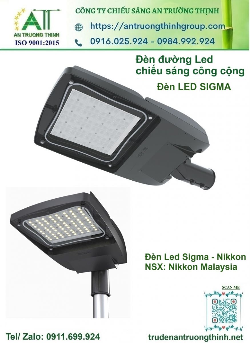 Đèn Led Chiếu Sáng Công Cộng Nikkon - Sigma 90w, 100w, 120w, 150w